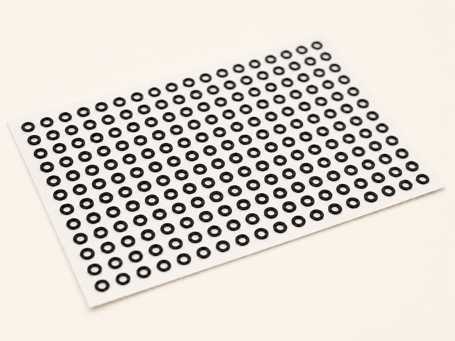 A sheet of waterproof breathable membrane vents